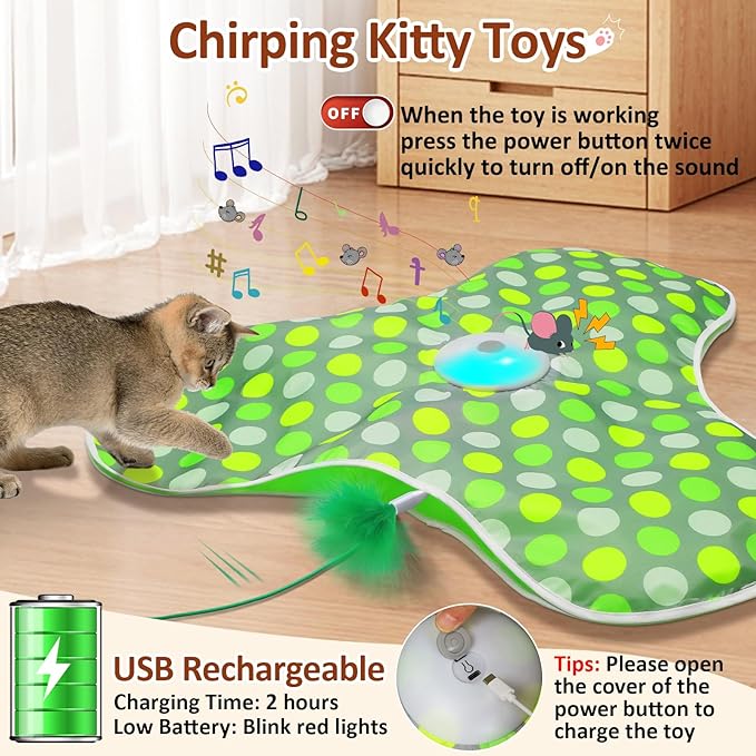 Sofolor Interactive Cat Toy, Automatic Cat Toys - Image 5