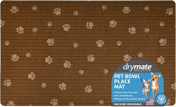 Drymate Pet Bowl Placemat, Dog & Cat Food Feeding Mat - Image 8