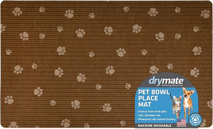 Drymate Pet Bowl Placemat, Dog & Cat Food Feeding Mat - Image 8