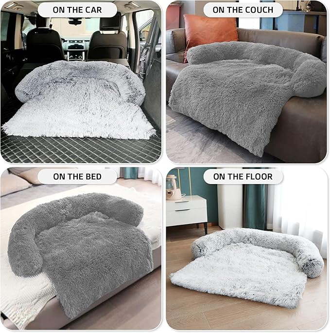 GGIB Calming Dog Bed Fluffy Plush Dog Mat - Image 6