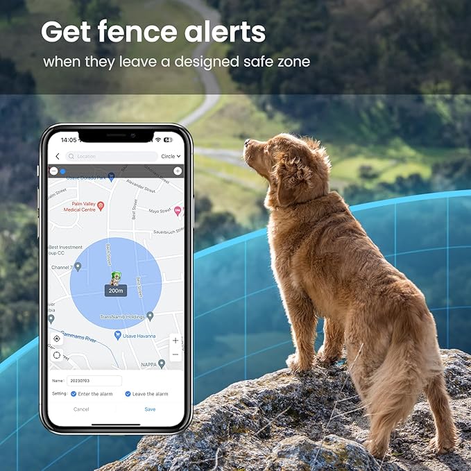 SEEWORLD 4G Pet GPS Tracker for Dogs Cats, Real-Time Location, IP67 Waterproof - Image 2