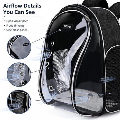 BAGLHER Cat Carrier Backpack Bubble - Image 4