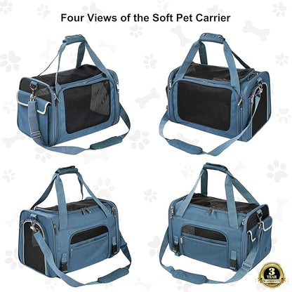 EliteField Deluxe Soft-Sided Pet Carrier, Travel Bag - Image 4