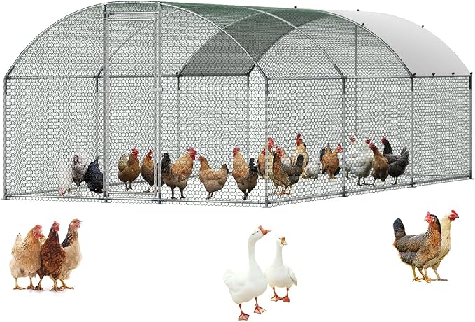 VEVOR Large Metal Chicken Coop by VEVOR