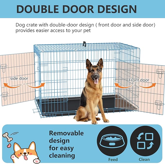 FDW Extra Large Dog Crate Dog Kennel Cage - Image 4