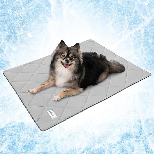 PetAmi Premium Cooling Dog Blanket | Lightweight Fluffy Pet Throw Blanket Bed by PetAmi