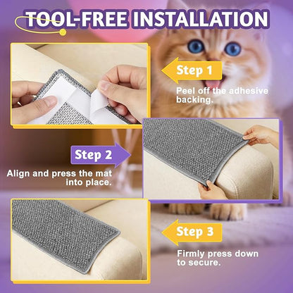 ENONCI​ Corner Cat Scratcher Wall Mounted - Image 6