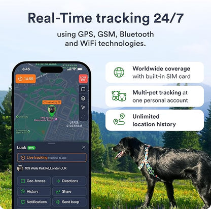 Petloc8 Dog GPS Tracker for Dogs, 4G LTE Real Time Tracking & Geo-Fence Alert - Image 3