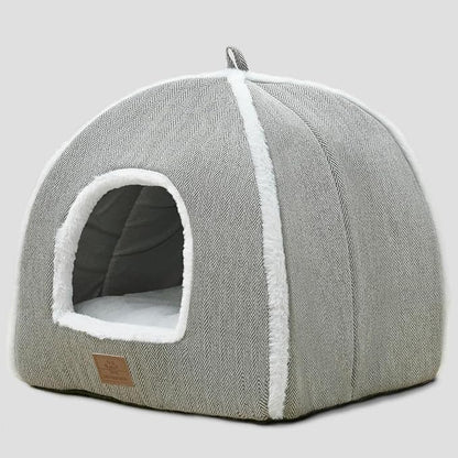 Cat Beds for Indoor Cats-Cat Bed Cave House Tent for Kittens and Small Pets by WINDRACING