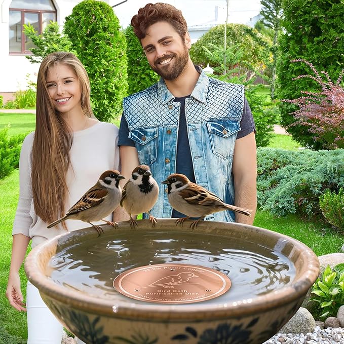 99.99% Pure Copper Cleaning Tray, 0.6mm 2-Piece Birdbath Copper Tray, equipped - Image 6