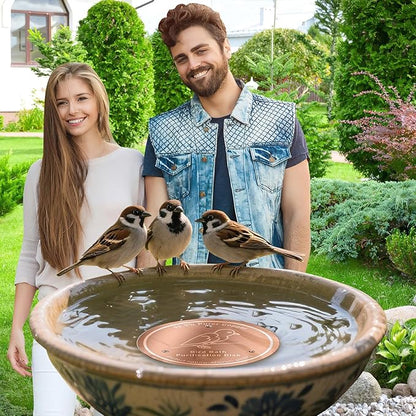99.99% Pure Copper Cleaning Tray, 0.6mm 2-Piece Birdbath Copper Tray, equipped - Image 6