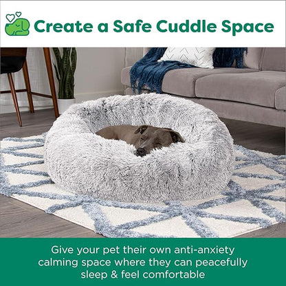 FurHaven 45" Calming Donut Dog Bed - Image 10