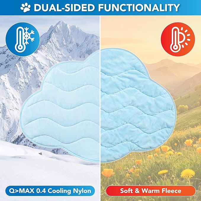 PetAmi Dog Cooling Mat, Cloud Shape, Pet Pad - Image 3