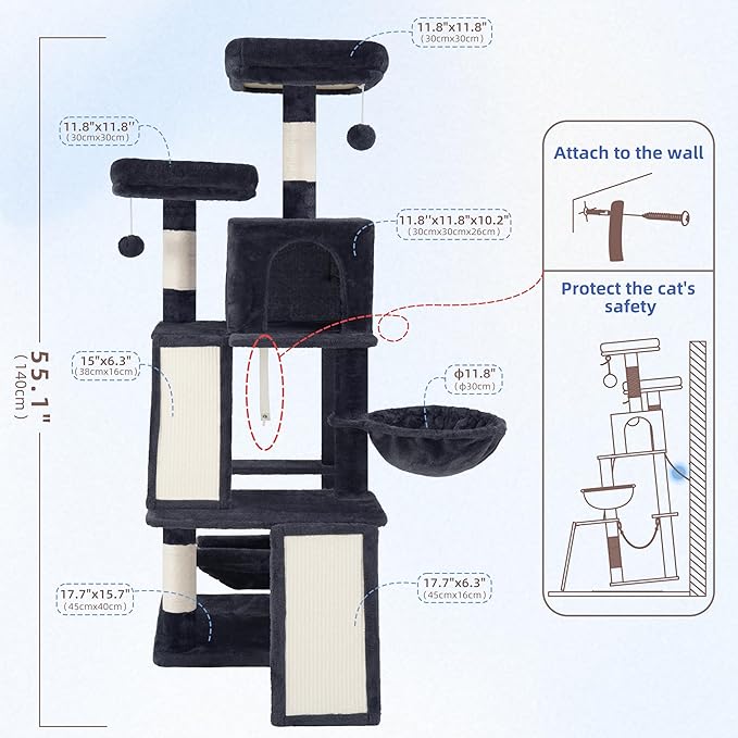 Gitelsnour Multi-Level Cat Tree - Image 6