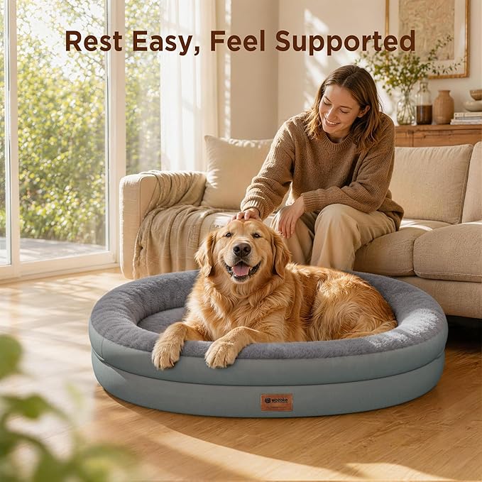 Orthopedic Dog Bed for Medium Dogs, Waterproof Dog Bed - Image 2