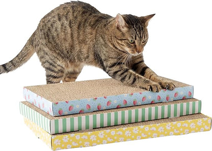 Kitty City 3-Pack XL Double Sided Corrugate Cat Scratcher Pads by KittyCity