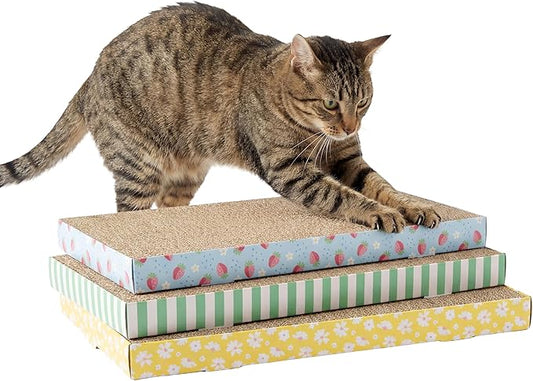 Kitty City 3-Pack XL Double Sided Corrugate Cat Scratcher Pads by KittyCity