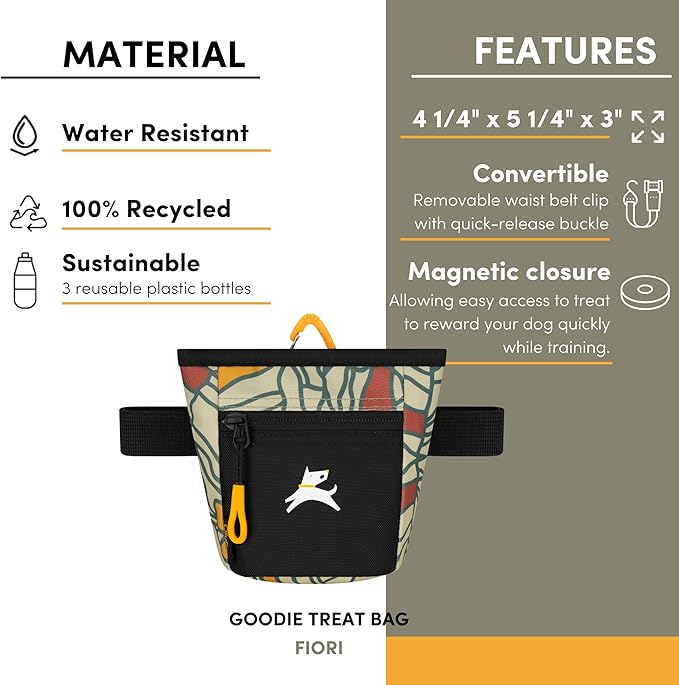 OllyDog Goodie Treat Bag, Dog Treat Pouch, Waist Belt Clip - Image 5