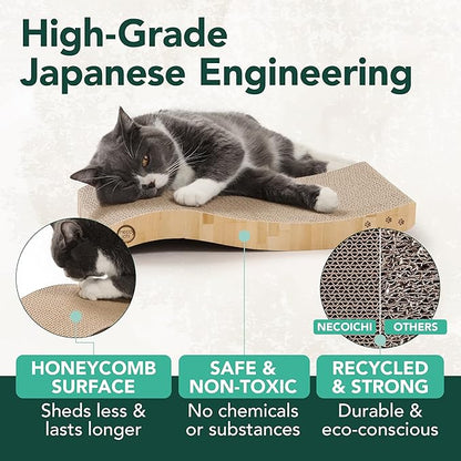 Reversible Wave Cat Scratcher for Indoor Cats - Image 4
