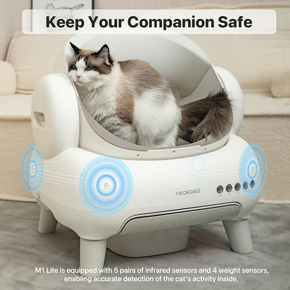 Neakasa M1 Plus Lite Open-Top Self Cleaning Cat Litter Box, Automatic Cat - Image 6