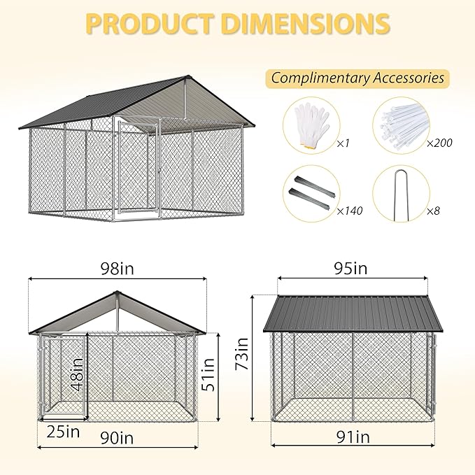 Large Dog Kennel Enclosure - Image 2