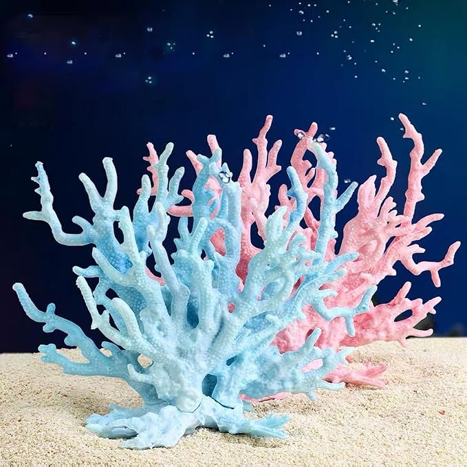 Besimple Artificial Aquarium Coral Ornament Plastic Fish Tank Plants Decoration - Image 7