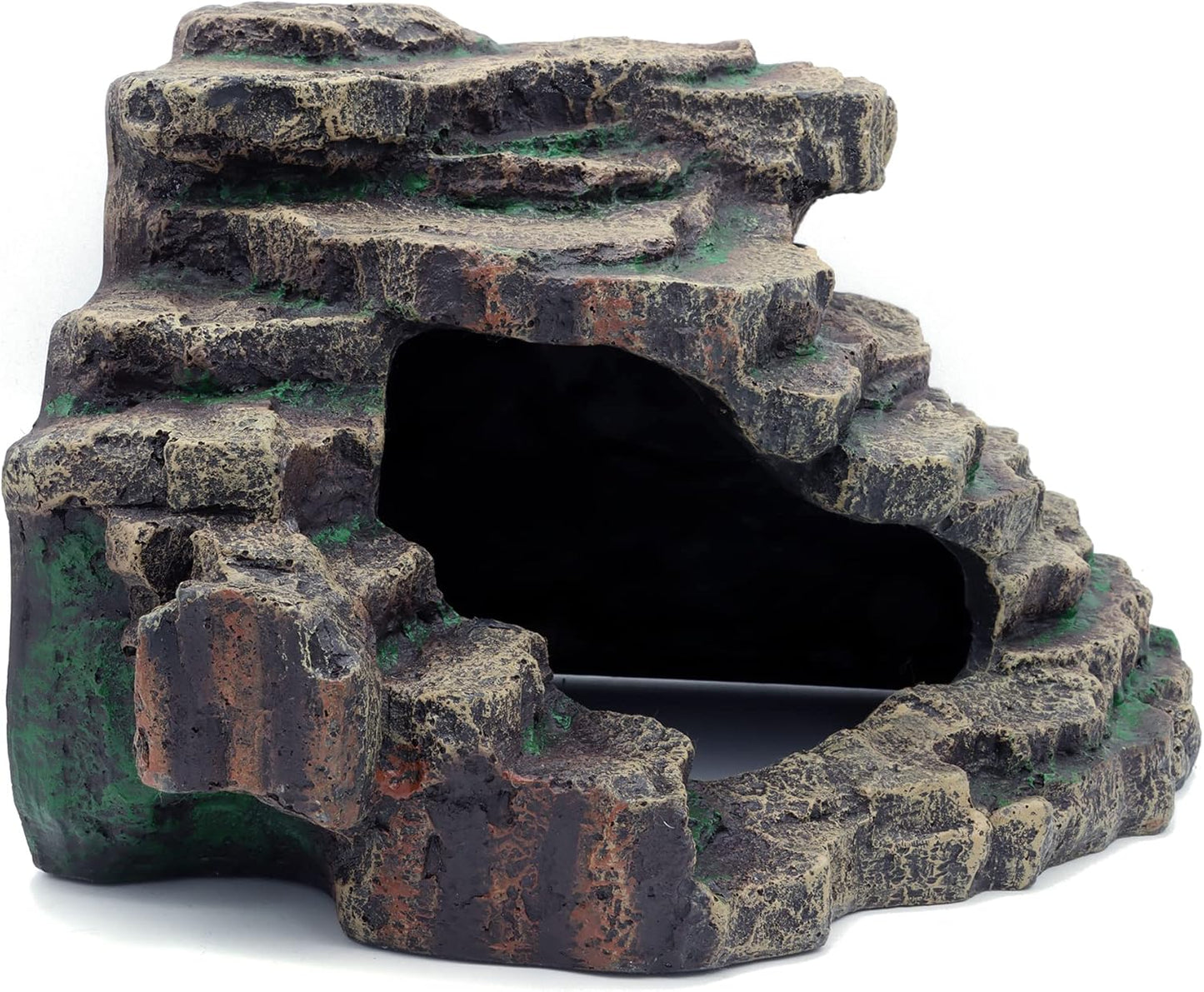 JIHAQUA Bearded Dragon Tank Accessories Extra Large Reptile Hideouts Cave Habitat Decor Bearded Dragon Clothes