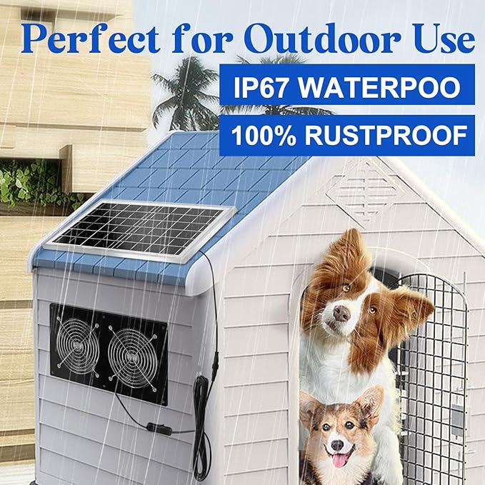 HNRLOY Solar Exhaust Fans & Powered Fan - Image 4