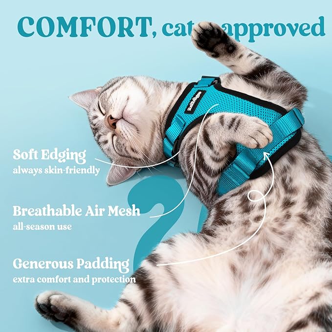 rabbitgoo Cat Harness and Leash Set, Escape Proof Kitten Harness - Image 4