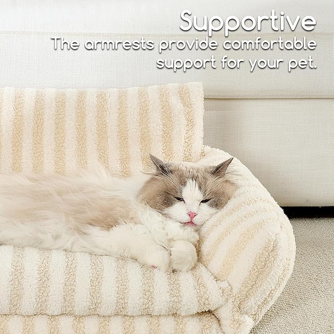 Hollypet Cat Bed Fluffy Plush Multifunctional Double-Layer Machine Washable - Image 4