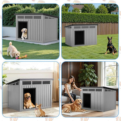 VIXZEN Dog House Indoor Outdoor, Waterproof Dog House - Image 4