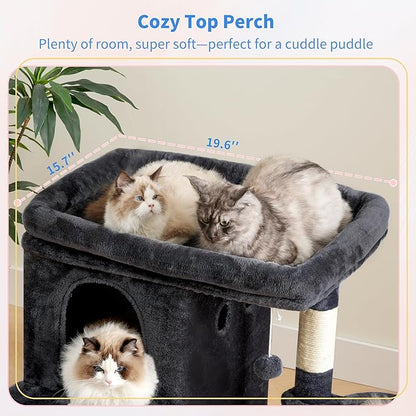 Heybly Cat Tree, 26.3-inch Cat Tower - Image 7