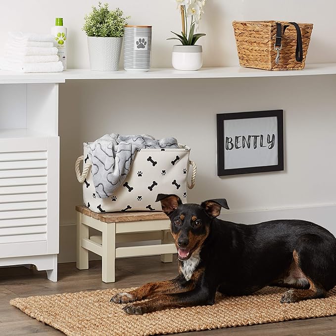 Bone Dry Pet Storage Collection Paw and Bone Print, Small Rectangle - Image 4