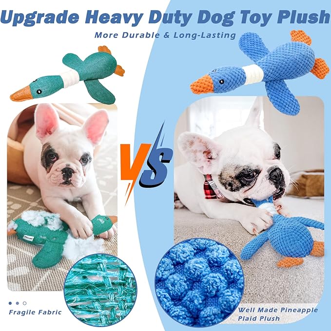 Vitscan 2 Pack Goose Tough Dog Toys - Image 2