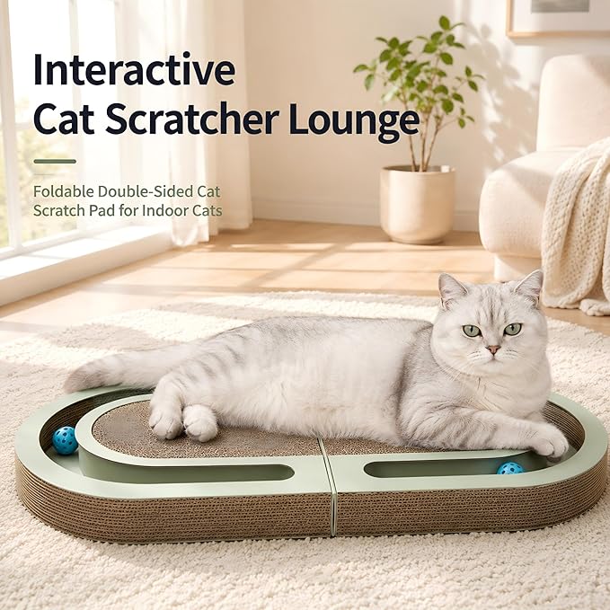 Interactive Cat Scratcher Lounge - Image 2
