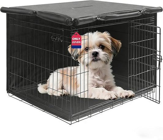 HiCaptain Breathable Dog Crate Cover 24 Inch, Durable Heavy Duty Kennel Cover by HiCaptain