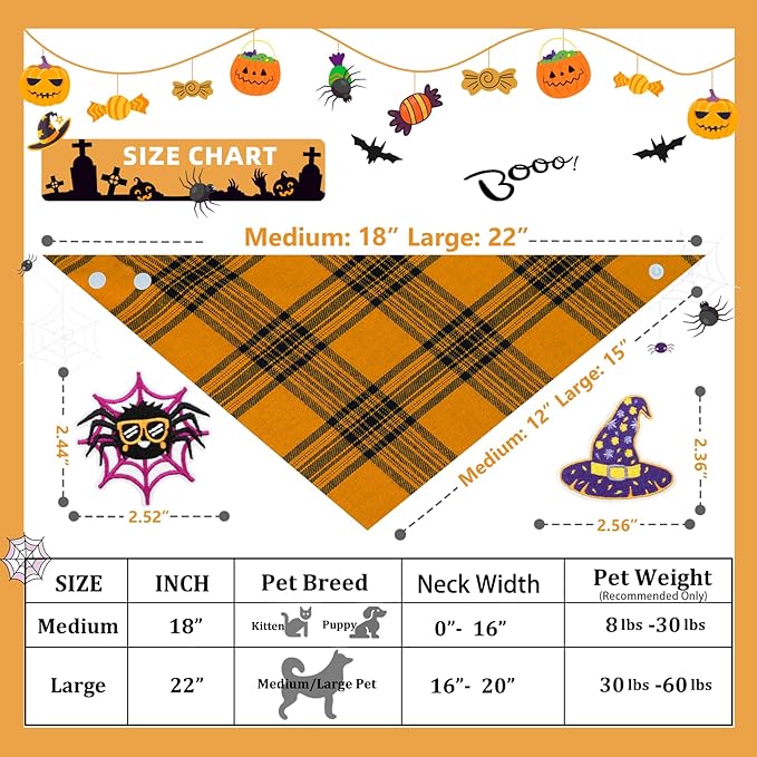 Plaid Dog Bandana - Image 2