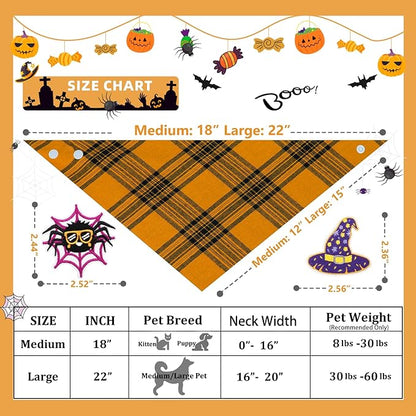 Plaid Dog Bandana - Image 2
