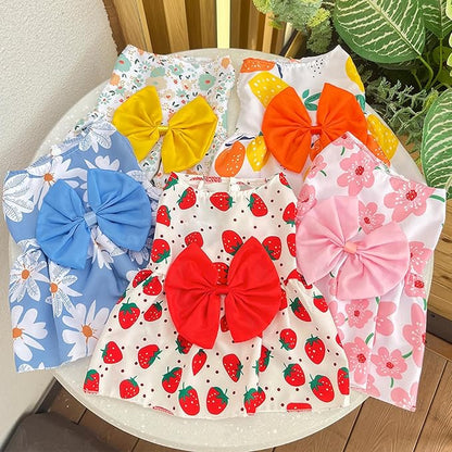 TAPBULL Dog Dresses, Fashionable Pet Dog Clothes, Cute Cat Birthday Dress Outfit - Image 7