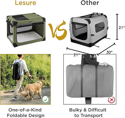 Lesure Shown on TODAY Show Soft Collapsible Dog Crate - Image 7
