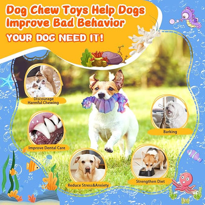 Jeefome Dog Chew Toys for Aggressive Chewers: Squeaky Dog Chew Toys for Large - Image 6