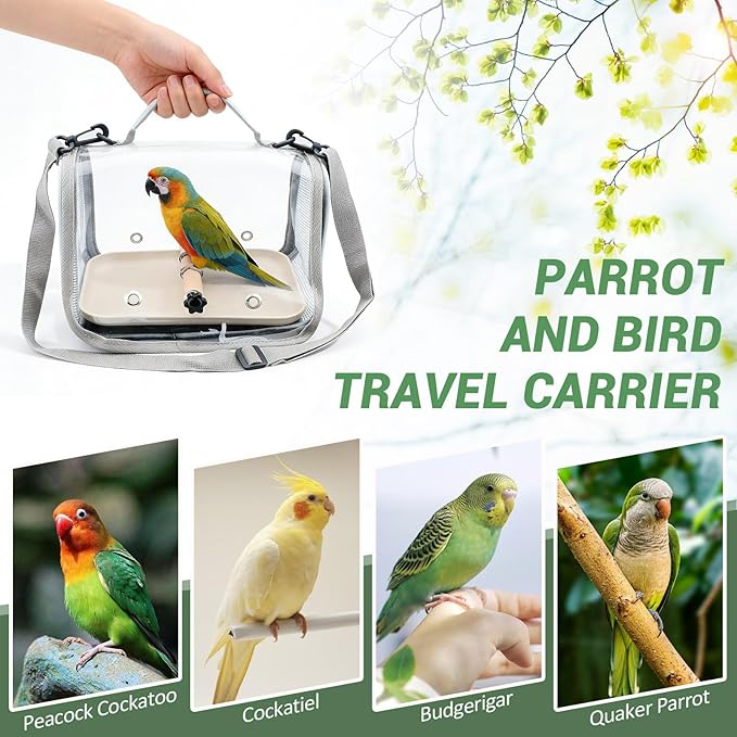 Small Bird Travel Carrier Cage - Image 5