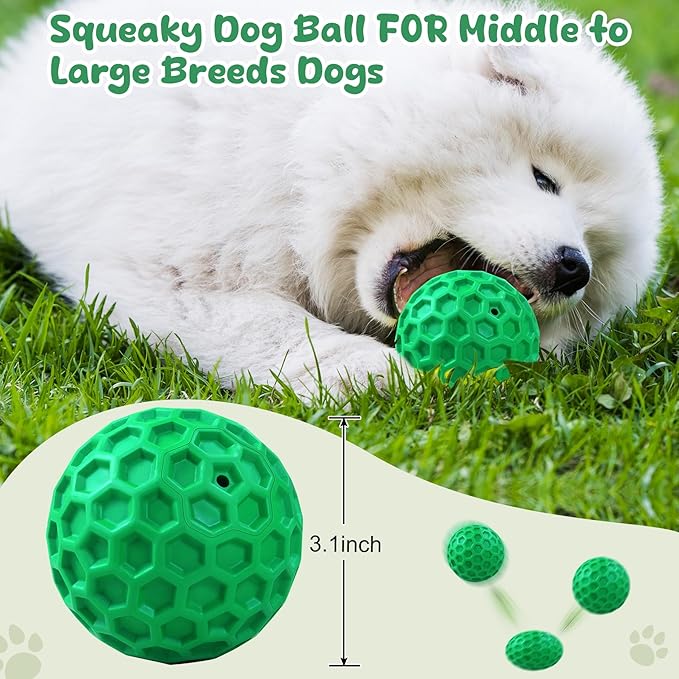 Tough Dog Chew Toys for Aggressive Chewers, Indestructible Dog Balls for - Image 2