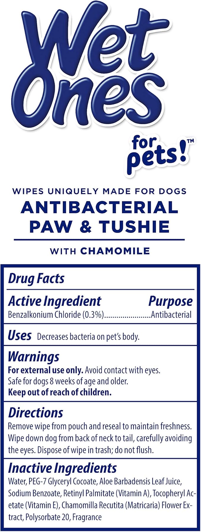 Wet Ones for Pets Paw and Tushie Dog Wipes - Image 8