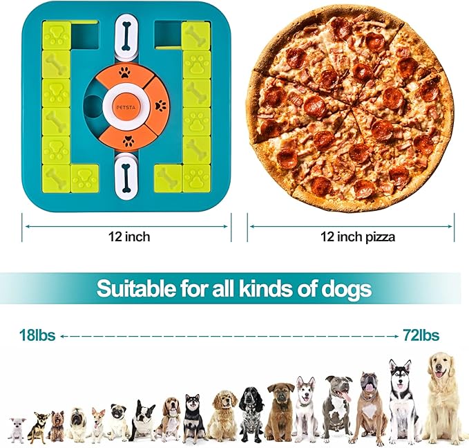 Dog Puzzle Toys, Treat Dispensing Dog Enrichment Toys - Image 2