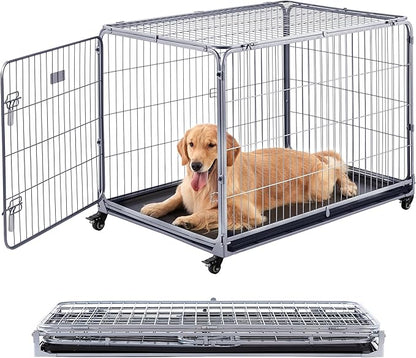 ZOMISIA Collapsible Dog Crate for Large Dogs by Zomisia