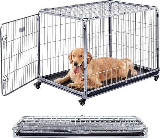 ZOMISIA Collapsible Dog Crate for Large Dogs by Zomisia