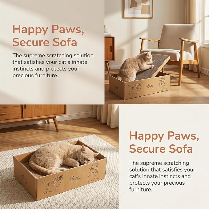 Nicunom 5 Packs in 1 Cat Scratcher - Image 6