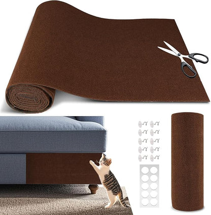 Cat Scratch Furniture Protector, 78.7"x15.8" Self Adhesive Cat Scratch Mat Pad by WAWINYAirVentFilters