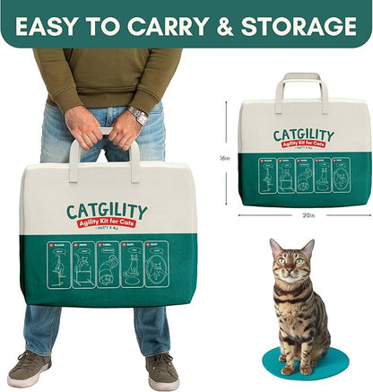 ALBERT & MIA CATGILITY Cat Agility Equipment + Clicker Trainer Guide – Exercise - Image 9